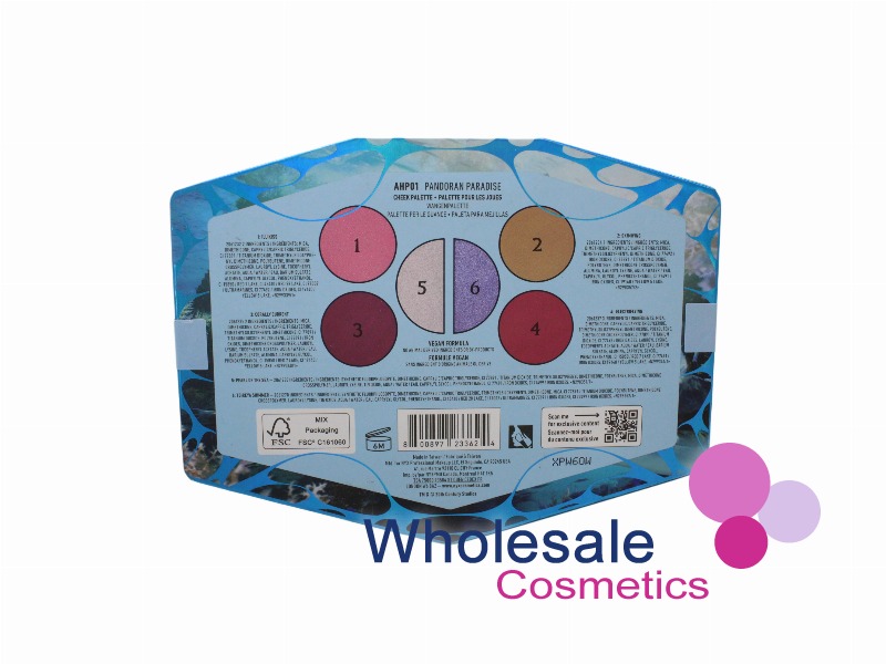 7 x NYX Professional Makeup Avatar Cheek Palette - 01 PANDORAN PARADISE